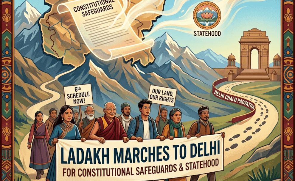 Ladakh's Delhi March: Fighting for Statehood and Future Rights